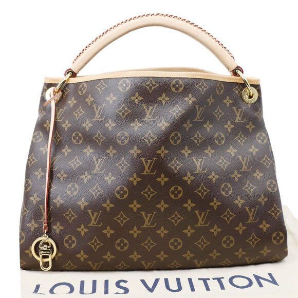Louis Vuitton  Artsy MM Monogram Canvas Hobo Bag Brown - Picture 3 of 14